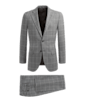 SUITSUPPLY  Mid Grey Checked Lazio Suit