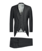 SUITSUPPLY  Mid Grey Striped Lazio Suit