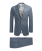 SUITSUPPLY  Mid Blue Houndstooth Havana Suit