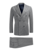 SUITSUPPLY  Mid Grey Striped Havana Suit