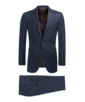 SUITSUPPLY  Navy Herringbone Lazio Suit