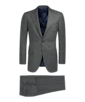 SUITSUPPLY  Dark Grey Checked Lazio Suit