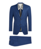 SUITSUPPLY  Blue Bird's Eye Jort Suit