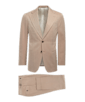 SUITSUPPLY  Camel Herringbone Havana Suit