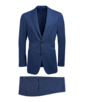 SUITSUPPLY  Light Blue Striped Havana Suit