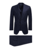 SUITSUPPLY  Lazio rutig marinblå kostym