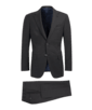SUITSUPPLY  Dark Grey Houndstooth Napoli Suit