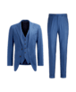 SUITSUPPLY  Light Blue Three-Piece Lazio Suit