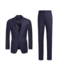 SUITSUPPLY  Navy Checked Sienna Suit
