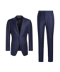 SUITSUPPLY  Blue Striped Lazio Suit