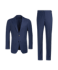SUITSUPPLY  Navy Checked Havana Suit