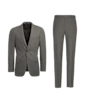 SUITSUPPLY  Mid Grey Houndstooth Sienna Suit