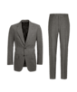 SUITSUPPLY  Mid Grey Houndstooth Washington Suit
