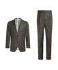 SUITSUPPLY   Dark Brown Three-Piece Tailored Fit Havana Suit