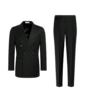 SUITSUPPLY  Black Herringbone Tailored Fit Havana Suit