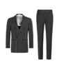 SUITSUPPLY  Dark Brown Striped Tailored Fit Havana Suit