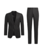 SUITSUPPLY  Black Tailored Fit Sienna Suit