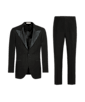 SUITSUPPLY  Black Tailored Fit Havana Tuxedo