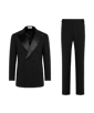 SUITSUPPLY  Black Tailored Fit Milano Tuxedo