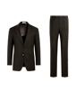 SUITSUPPLY  Dark Brown Tailored Fit Milano Suit