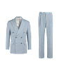 SUITSUPPLY  Mid Blue Tailored Fit Milano Suit