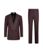 SUITSUPPLY  Burgundy Tailored Fit Milano Tuxedo