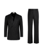 SUITSUPPLY  Black Striped Tailored Fit Milano Suit