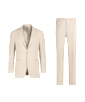 SUITSUPPLY  Light Brown Perennial Tailored Fit Havana Suit
