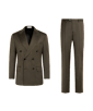 SUITSUPPLY  Dark Green Tailored Fit Milano Suit