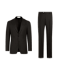 SUITSUPPLY  Dark Brown Houndstooth Tailored Fit Havana Suit