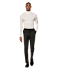 SUITSUPPLY   Black Slim Leg Straight Tuxedo Pants