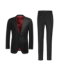 SUITSUPPLY   Black Three-Piece Tailored Fit Lazio Tuxedo