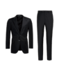 SUITSUPPLY   Black Tailored Fit Lazio Suit