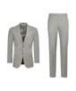 SUITSUPPLY   Light Grey Perennial Tailored Fit Havana Suit