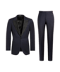 SUITSUPPLY   Navy Three-Piece Tailored Fit Lazio Tuxedo