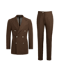 SUITSUPPLY  Dark Brown Custom Made Suit