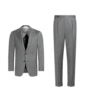 SUITSUPPLY  Mid Grey Herringbone Havana Suit