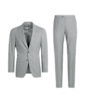 SUITSUPPLY  Mid Grey Tailored Fit Havana Suit