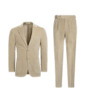 SUITSUPPLY  Light Brown Tailored Fit Havana Suit