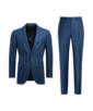 SUITSUPPLY  Mid Blue Tailored Fit Lazio Suit