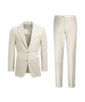 SUITSUPPLY  Off-White Tailored Fit Havana Suit