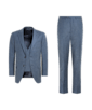 SUITSUPPLY  Mid Blue Tailored Fit Lazio Suit