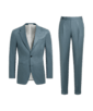 SUITSUPPLY  Mid Blue Tailored Fit Havana Suit