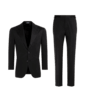 SUITSUPPLY  Traje Roma negro corte Relaxed