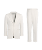SUITSUPPLY  Costume Havana blanc cassé