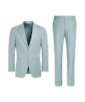 SUITSUPPLY  Mint Blue Tailored Fit Havana Suit
