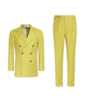 SUITSUPPLY  Yellow Tailored Fit Havana Suit