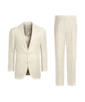 SUITSUPPLY  Off-White Relaxed Fit Roma Suit