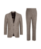 SUITSUPPLY  Mid Brown Tailored Fit Havana Suit