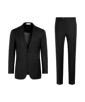 SUITSUPPLY  Black Tailored Fit Havana Suit